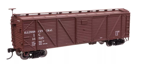 HO Scale Walthers 910-40716 Illinois Central IC 16725 40' Single Sheathed Boxcar