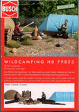 HO Scale Busch Gmbh Co Kg 79823 Wilderness Camping w/Tents Figure Set