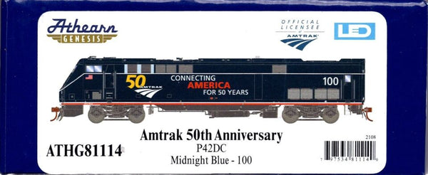 Athearn Genesis G81114 Amtrak P42DC 50th Anniversary