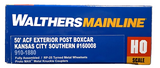 HO Scale Walthers 910-1880 Kansas City Southern KCS 160008 50' ACF Boxcar