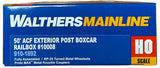 HO Scale Walthers 910-1892 Railbox RBOX 10008 50' ACF Exterior Post Boxcar