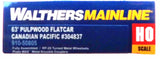 HO Walthers MainLine 910-50805 Canadian Pacific CP 304837 63' Pulpwood Flatcar