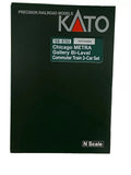 N Kato 106-8703 Chicago Metra Nippon-Sharyo Bi-Level Train 3-Car Set