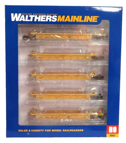HO Scale Walthers MainLine 910-55678 BNSF SFLC 1045 Thrall 5-Unit Rebuilt 40' Well Car