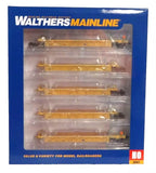 HO Scale Walthers MainLine 910-55676 BNSF SFLC 1018 Thrall 5-Unit Rebuilt 40' Well Car