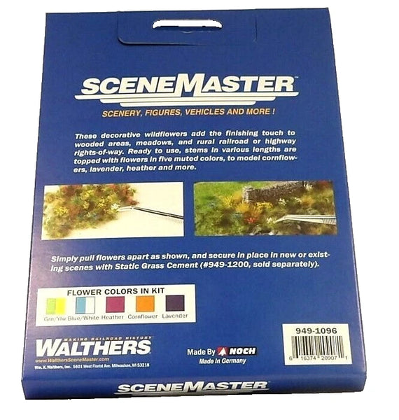 Walthers SceneMaster HO Scale Trackside Weeds Kit – 949-1118 – Wild Flowers & Plants