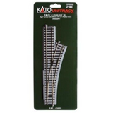 HO Scale Kato Unitrack 2-841 Right Hand 9-3/4" Manual Turnout