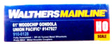 HO Walthers MainLine 910-6128 Union Pacific UP 147927 61' Wood Chip Gondola