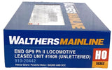Walthers Mainline 910-20442 Leased Unit #1606 Chopped Nose GP9 DCC Sound