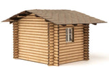 HO Walthers SceneMaster 949-4113 Forest Cabin Laser-Cut Wood Kit