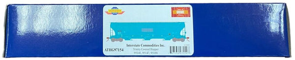HO Scale Athearn G97154 Interstate Commodities INTX Trinity 3-Bay Cove ...