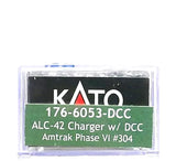 N Scale Kato 176-6053-DCC Amtrak 304 Siemens ALC-42 Charger w/DCC