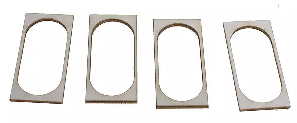 Soundtraxx 810120 40x20mm Speaker Gasket Kit pkg/4 fits 810103 | $5