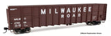 HO Walthers MainLine 910-6120 Milwaukee Road MILW 276147 61' Wood Chip Gondola