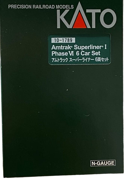 KATO Amtrak Superliner I Phase VI 6両セット Kato USA, Inc. N Amtrak Superliner Phase VI 6-Unit Bookcase Set