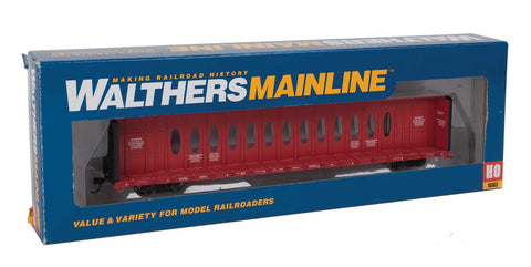 HO Scale Walthers MainLine 910-4871 Cascade Warehouse WCRC 9072 72' Centerbeam Flatcar w/Opera Windows
