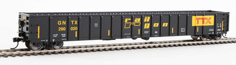 HO Scale Walthers MainLine 910-6418 GNTX #290020 68' Railgon Gondola