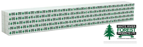 HO Scale Walthers SceneMaster 949-3168 White River Forest Products 72' Centerbeam Lumber Load
