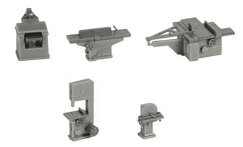 HO Scale Walthers SceneMaster 949-4183 Woodshop Equipment
