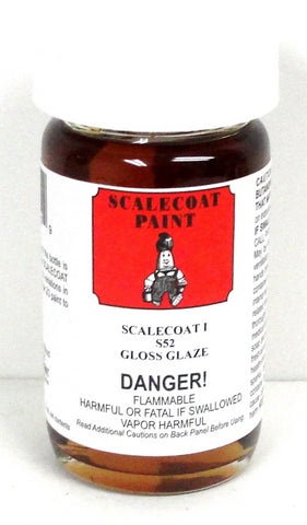 Scalecoat I S1052 Gloss Glaze 2 oz Enamel Paint Bottle