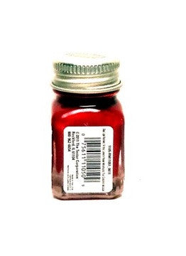 Testors 1105 Stop Light Red Enamel 1/4 oz Paint Bottle