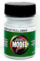Badger Model Flex 16-99 Flat Gull Gray 1 oz Acrylic Paint Bottle
