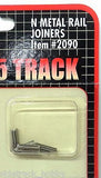 N Scale Atlas 2090 Code 55 Metal Rail Joiners (24) pcs