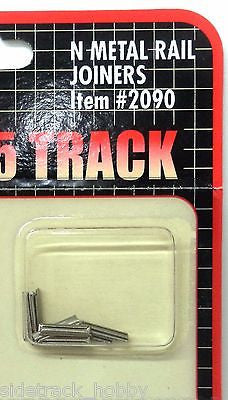 N Scale Atlas 2090 Code 55 Metal Rail Joiners (24) pcs