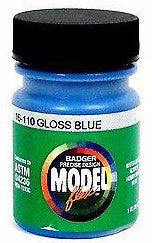 Badger Model Flex 16-110 Gloss Blue 1 oz Acrylic Paint Bottle