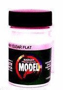 Badger Model Flex 16-601 Clear Flat Overcoat 1 oz Acrylic Paint Bottle