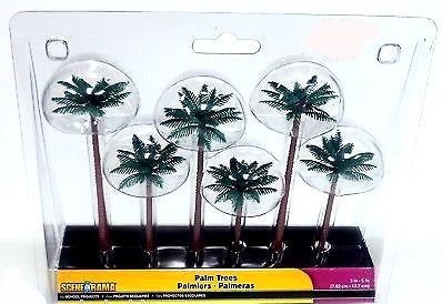 Woodland Scenics SP4152 Scene-A-Rama Palm Trees (6) pcs