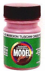 Badger Model Flex 16-15 Maroon Tuscan Oxide Red 1 oz Acrylic Paint Bottle