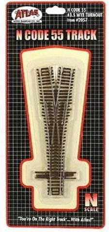 N Scale Atlas 2057 Code 55 #3-1/2 Wye Turnout