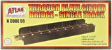 N Scale Atlas 2080 Code 55 Single-Track Through Plate Girder Bridge Kit