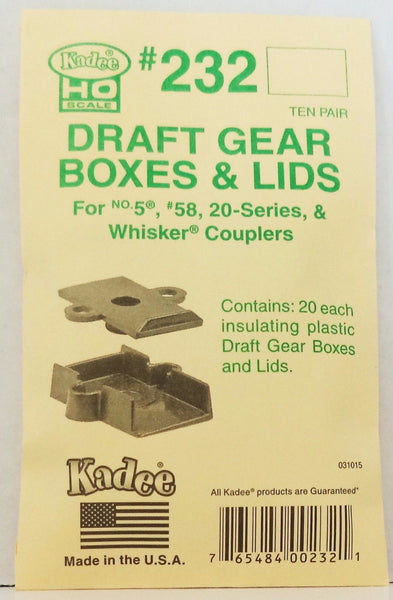 Kadee HO #10 Bulk Pack - 10 Pair No.5 Knuckle Couplers Without Draft Gear Boxes 7 thumbnail image