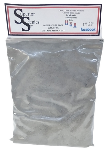 N Scale Superior Scenics Dresser Trap Rock Ultra Fine Ballast 42 oz Bag