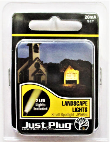 All Scale Woodland Scenics JP5956 Just Plug Small LED Landscape Spotlight pkg(2)