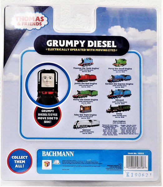 HO Scale Bachmann 58818 Thomas & Friends Grumpy the Diesel HO Scale Bachmann 58818 Thomas & Friends Grumpy the Diesel