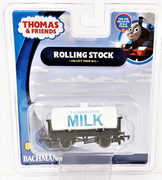 HO Scale Bachmann 77048 Thomas & Friends Tidmouth Milk Tank Car