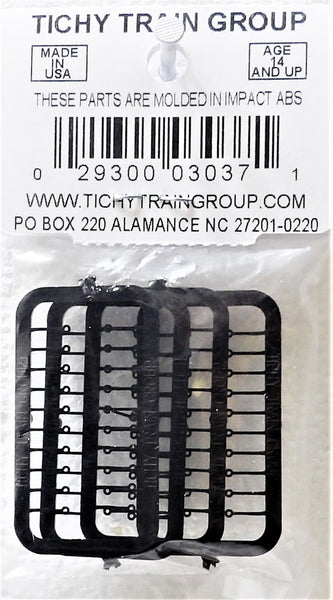 thumbnail image 2 of HO Scale Tichy Train Group 3037 – Delrin Plastic Eyebolts, Unassembled (80 Pieces) 2 of 4