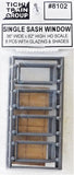 HO Scale Tichy Train Group 8102 Single Sash Windows pkg (12)
