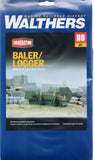 HO Scale Walthers Cornerstone 933-3631 Metal Scrap Baler/Logger Kit