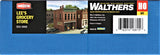 HO Scale Walthers Cornerstone 933-3666 Lee's Grocery Store Building Kit