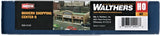 HO Scale Walthers Cornerstone 933-4116 Modern Shopping Center II Building Kit
