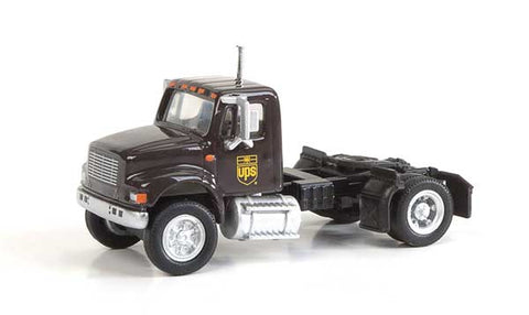HO Scale Walthers Scene Master 949-11192 UPS United Parcel Service w/Bow Tie Logo Single Axle Semi Tractor