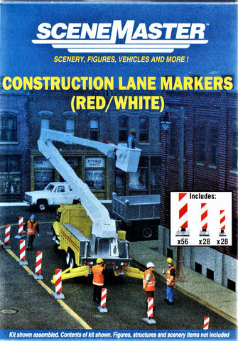 HO Scale Walthers SceneMaster 949-4169 Construction Lane Markers Kit