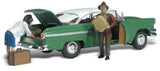 HO Scale Woodland Scenics AutoScenes AS5526 Lubeners Couple Loading Car