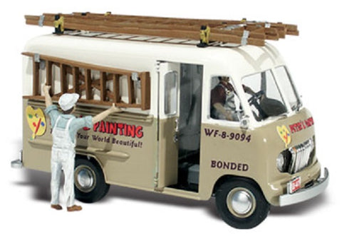HO Scale Woodland Scenics AutoScenes AS5539 Peter's Painting Van