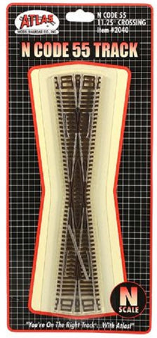 N Scale Atlas 2040 Code 55 11.25-Degree Crossing