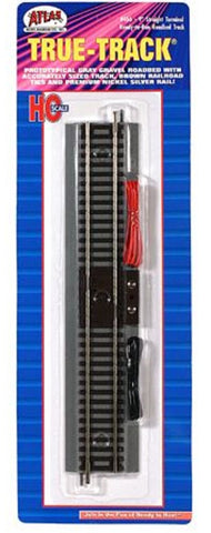 HO Scale Atlas 466 True-Track Code 83 9" Straight Track Terminal Section